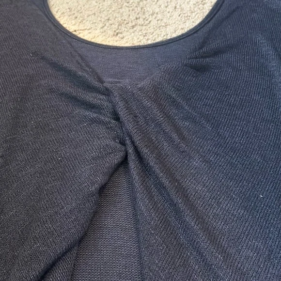 We The Free Navy Twist Knot Sweater - Picture 2 of 6